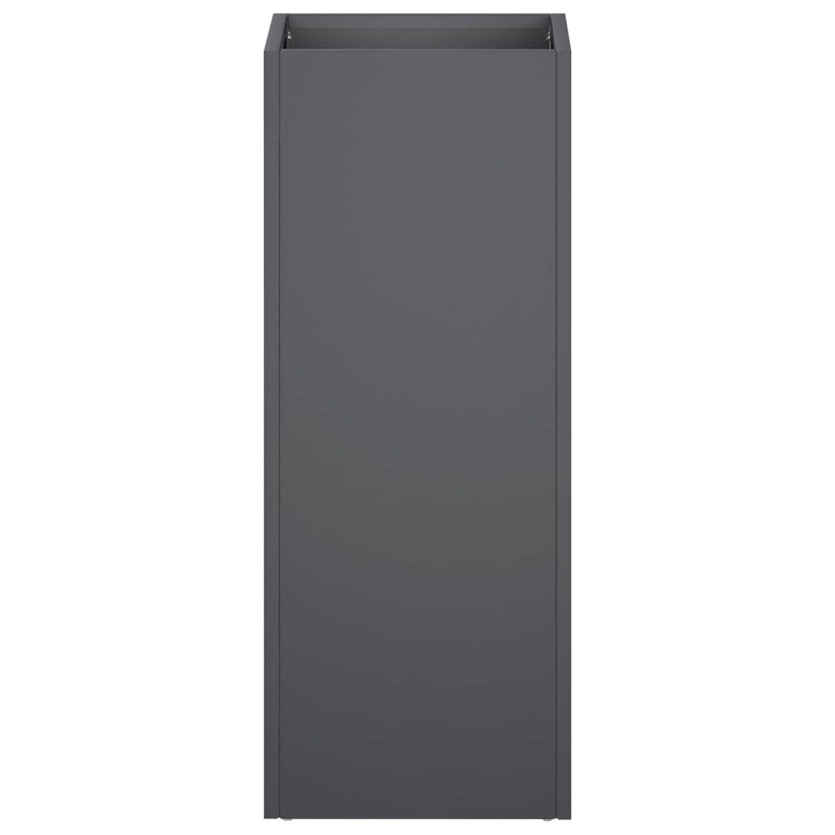 vidaXL Garden Planter Anthracite 20 x 20 x 50 cm Cold-rolled Steel 3