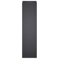 vidaXL Garden Planter Black 20 x 20 x 75 cm Cold-rolled Steel 3