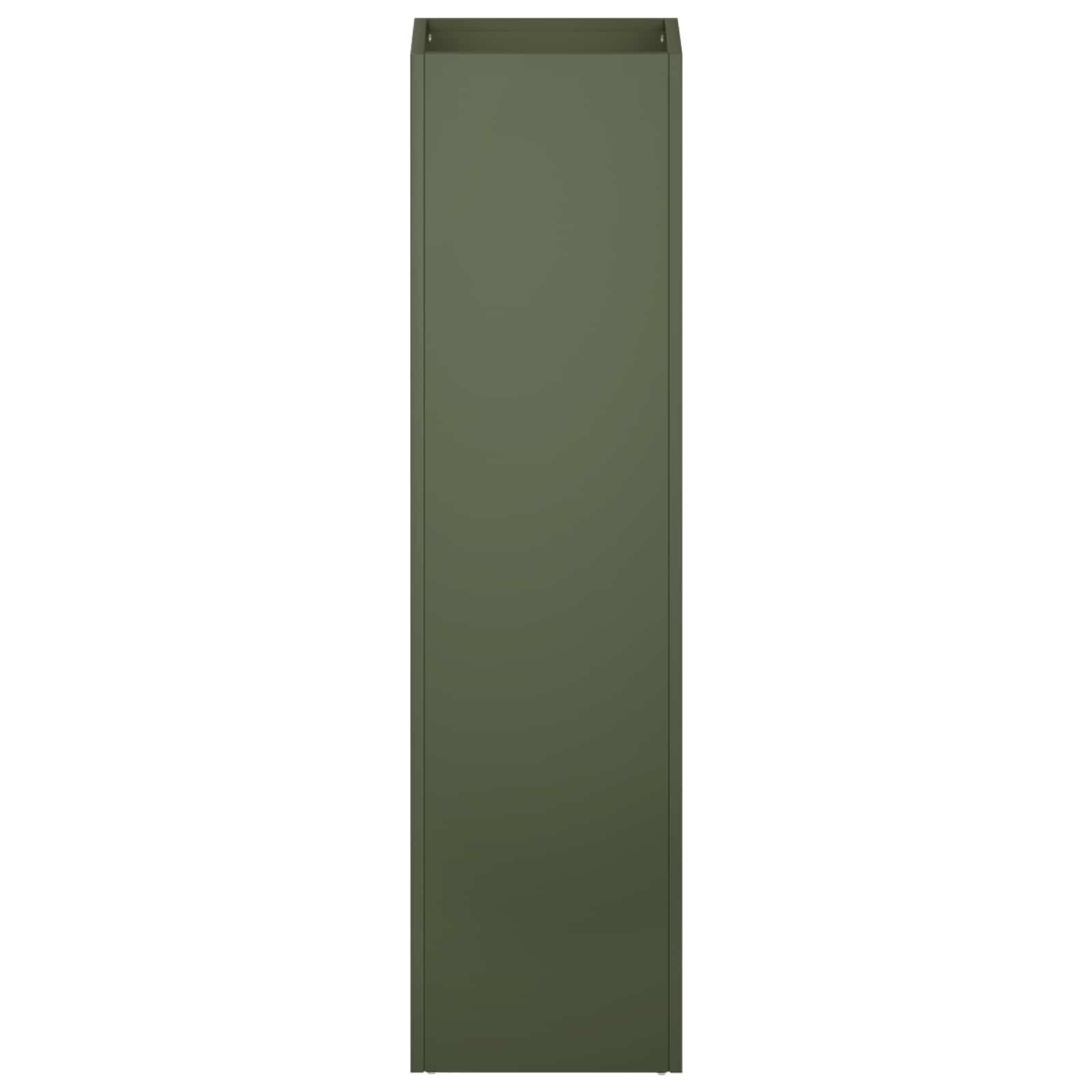 vidaXL Garden Planter Olive Green 20 x 20 x 75 cm Cold-rolled Steel 3