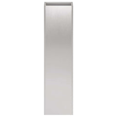 vidaXL Garden Planter Silver 20 x 20 x 75 cm Stainless Steel 3