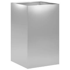 vidaXL Garden Planter Silver 30 x 30 x 40 cm Galvanised Steel 2