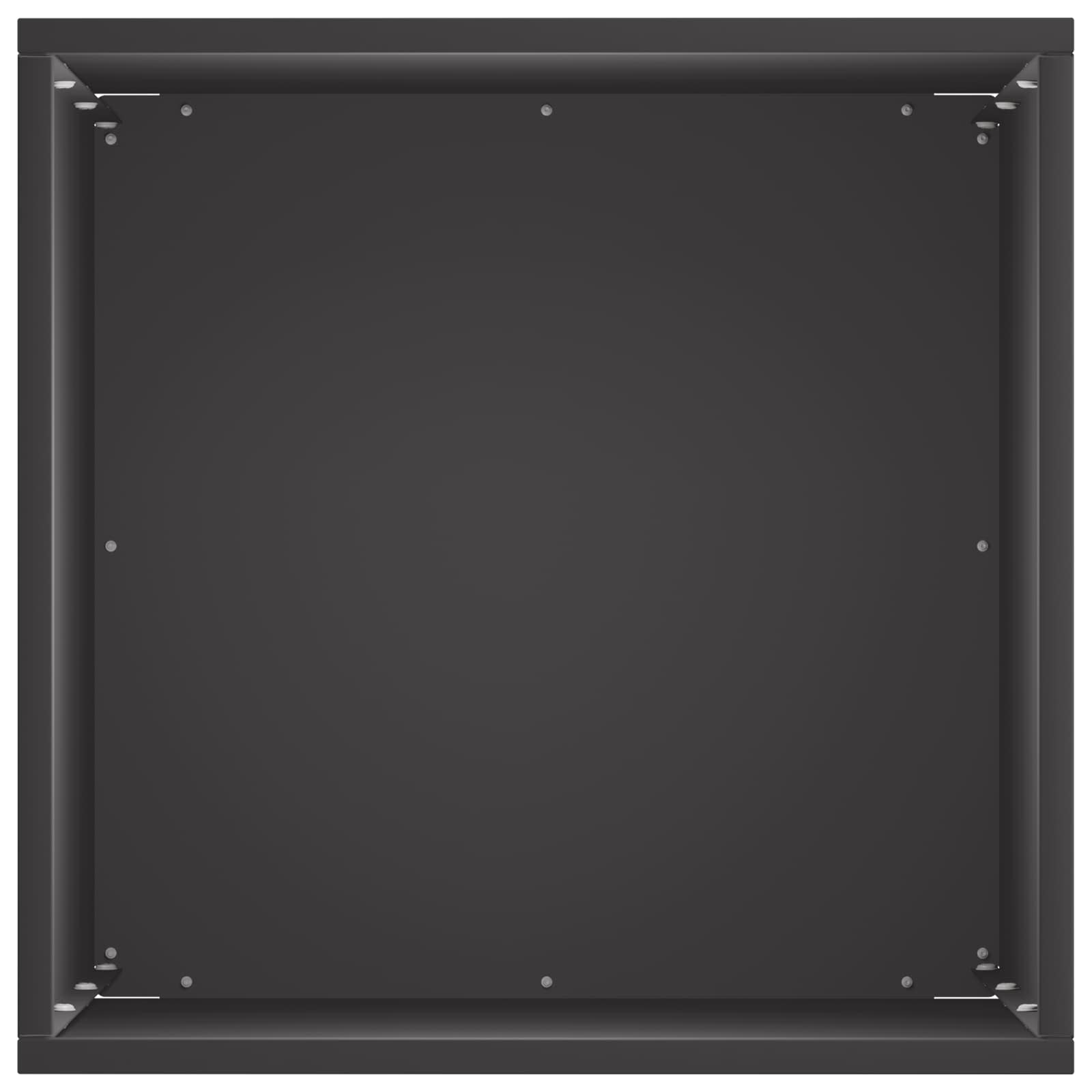 vidaXL Garden Planter 2 pcs Black 40 x 40 x 50 cm Cold-rolled Steel 5
