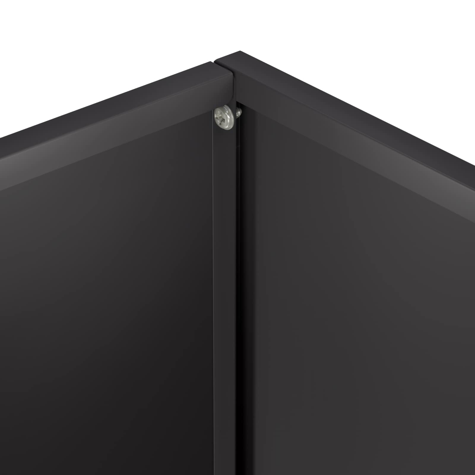 vidaXL Garden Planter Black 40 x 20 x 40 cm Cold-rolled Steel 5