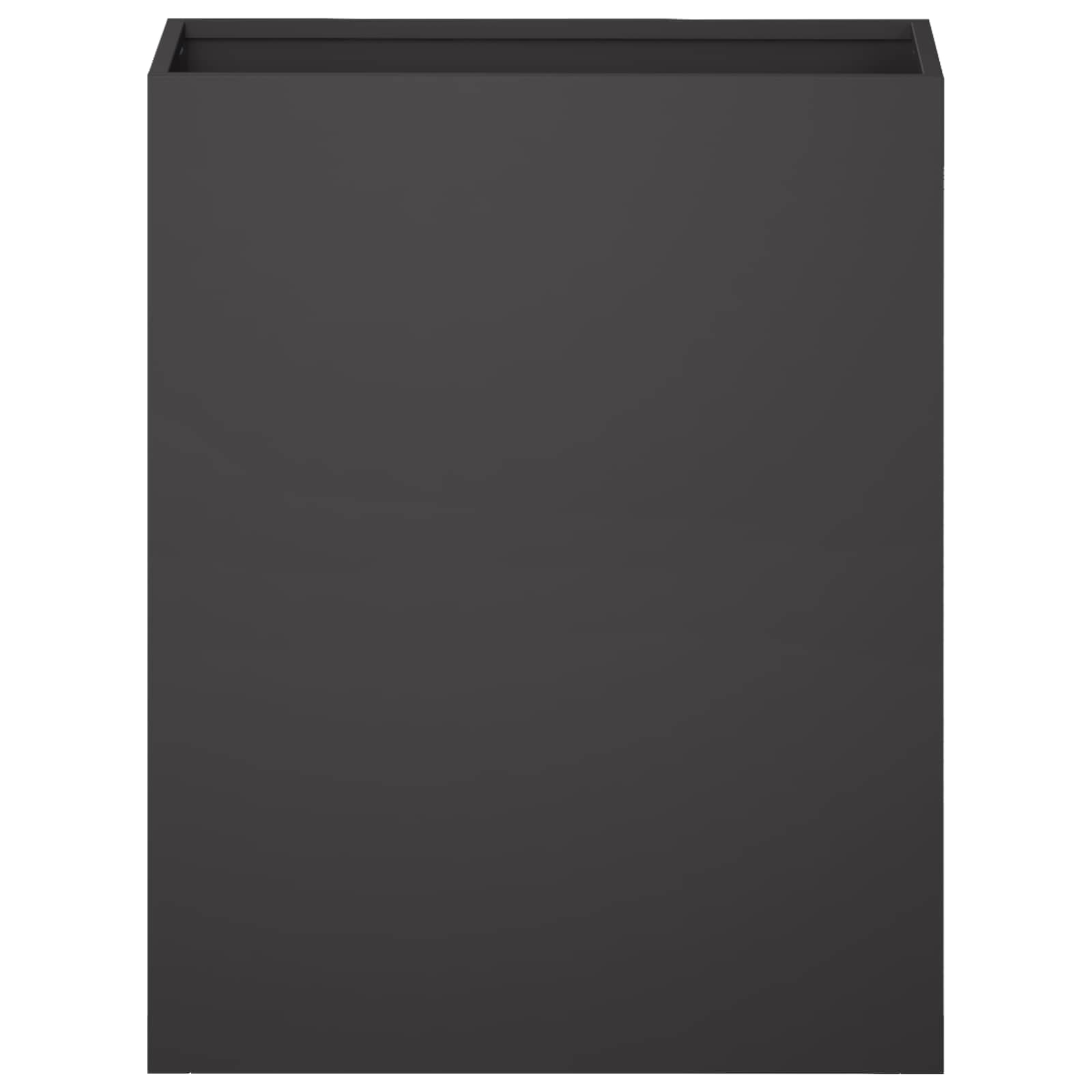 vidaXL Garden Planter Black 40 x 20 x 40 cm Cold-rolled Steel 3