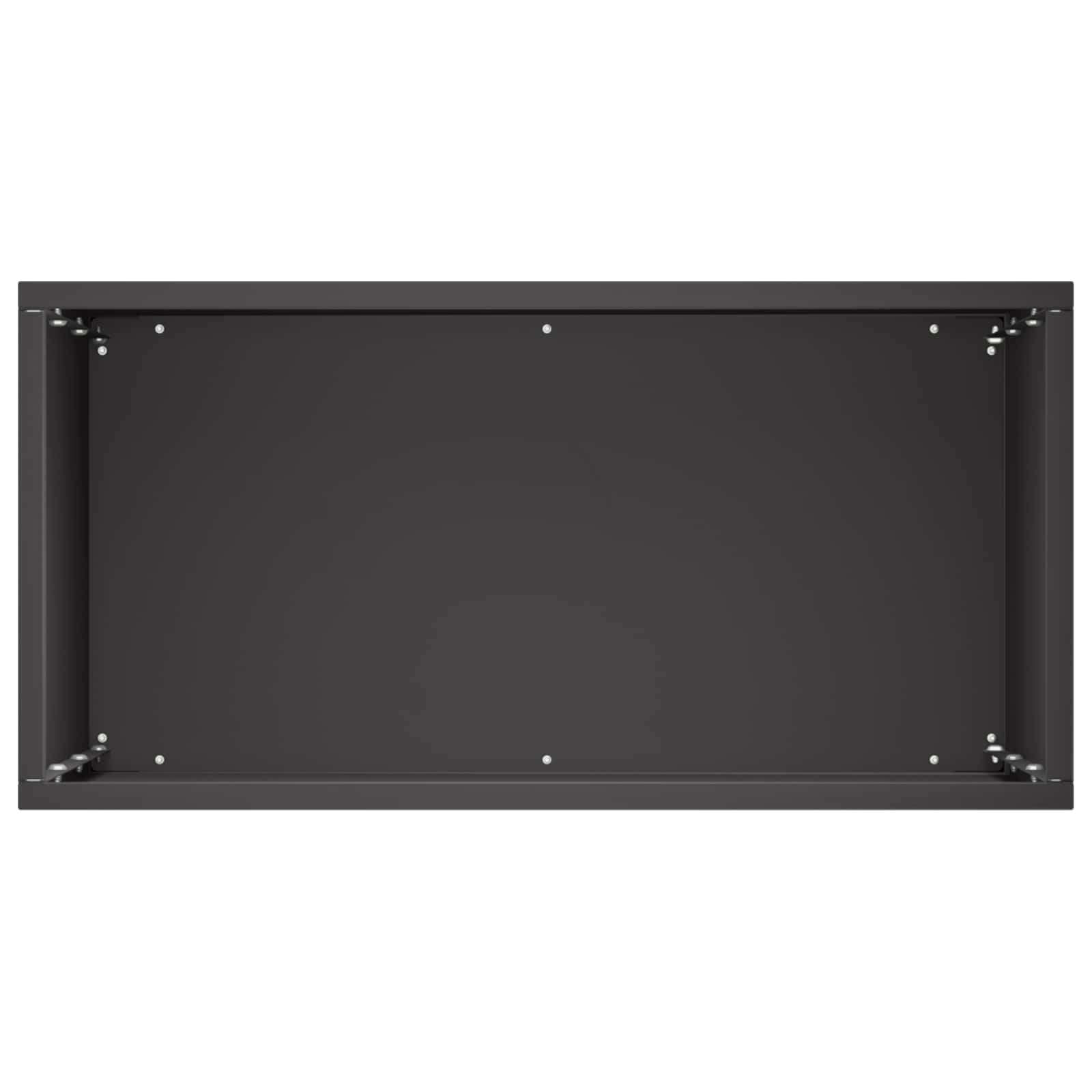 vidaXL Garden Planter Black 40 x 20 x 40 cm Cold-rolled Steel 4