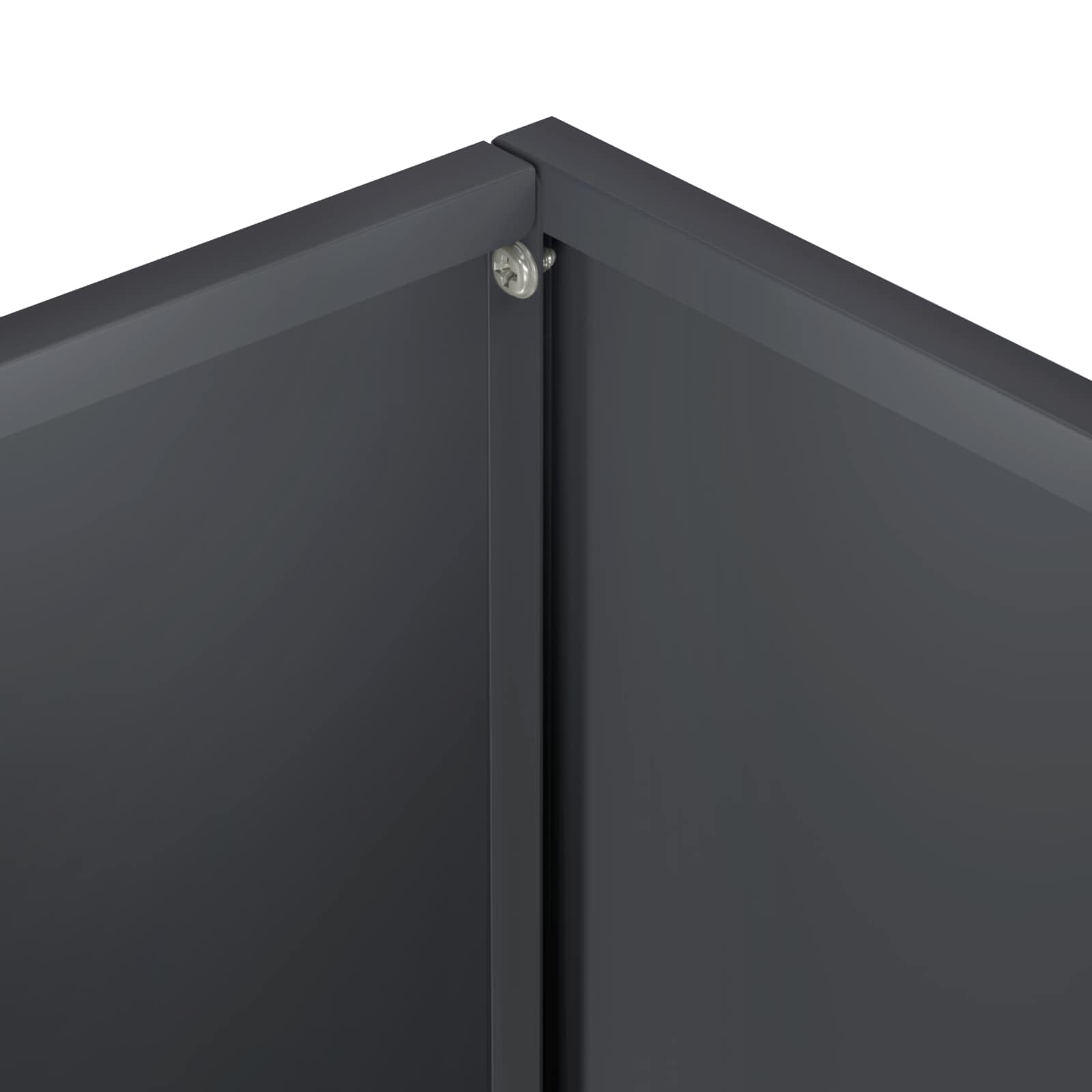 vidaXL Garden Planter Anthracite 40 x 20 x 40 cm Cold-rolled Steel 5