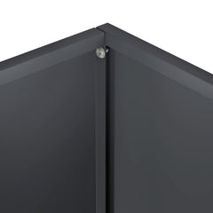 vidaXL Garden Planter Anthracite 40 x 20 x 40 cm Cold-rolled Steel 5