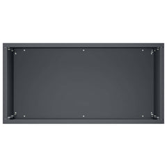 vidaXL Garden Planter Anthracite 40 x 20 x 40 cm Cold-rolled Steel 4