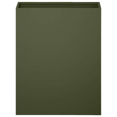 vidaXL Garden Planter Olive Green 40 x 20 x 40 cm Cold-rolled Steel 3