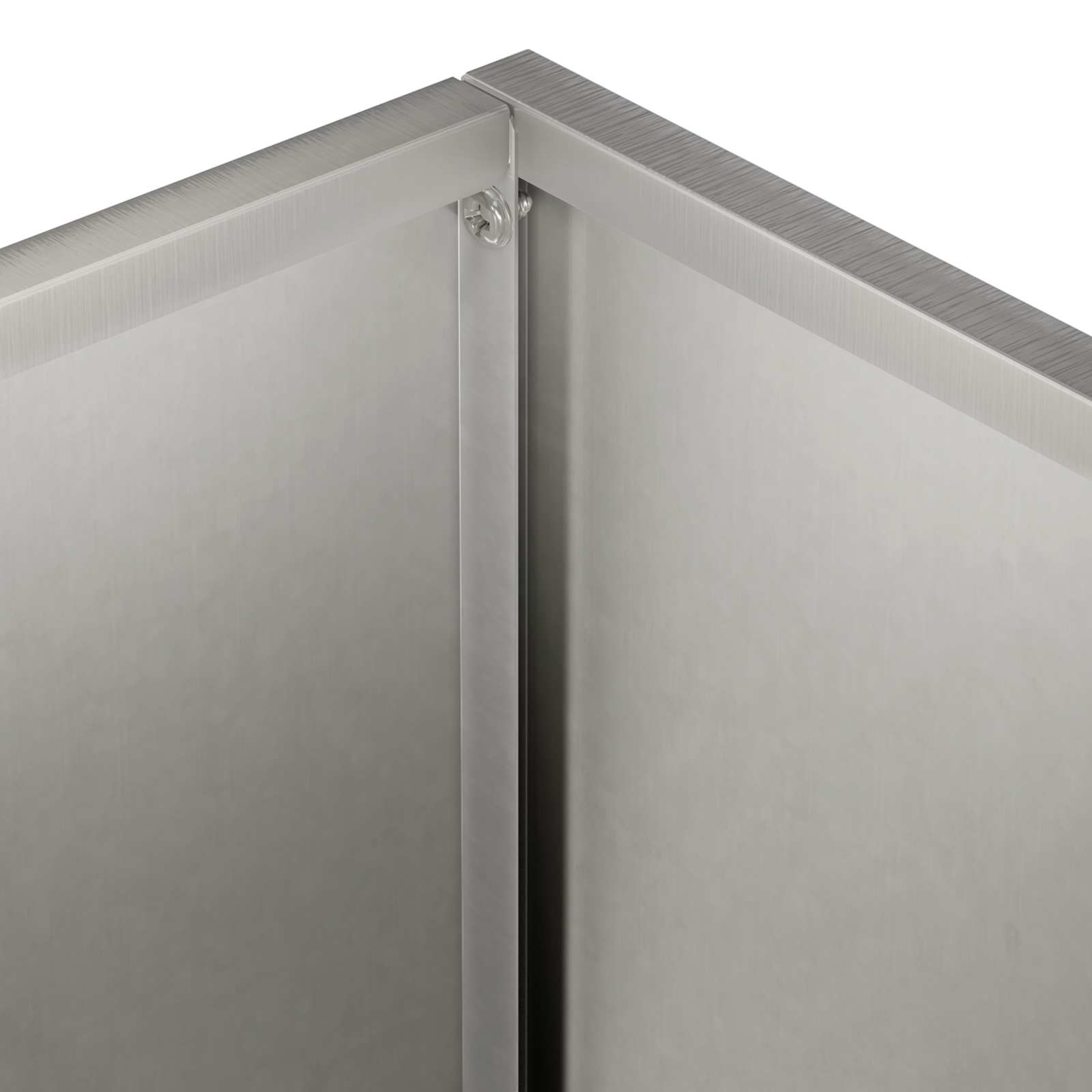 vidaXL Garden Planter Silver 40 x 20 x 40 cm Stainless Steel 5