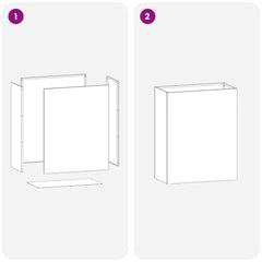 vidaXL Garden Planter Silver 40 x 20 x 40 cm Stainless Steel 6