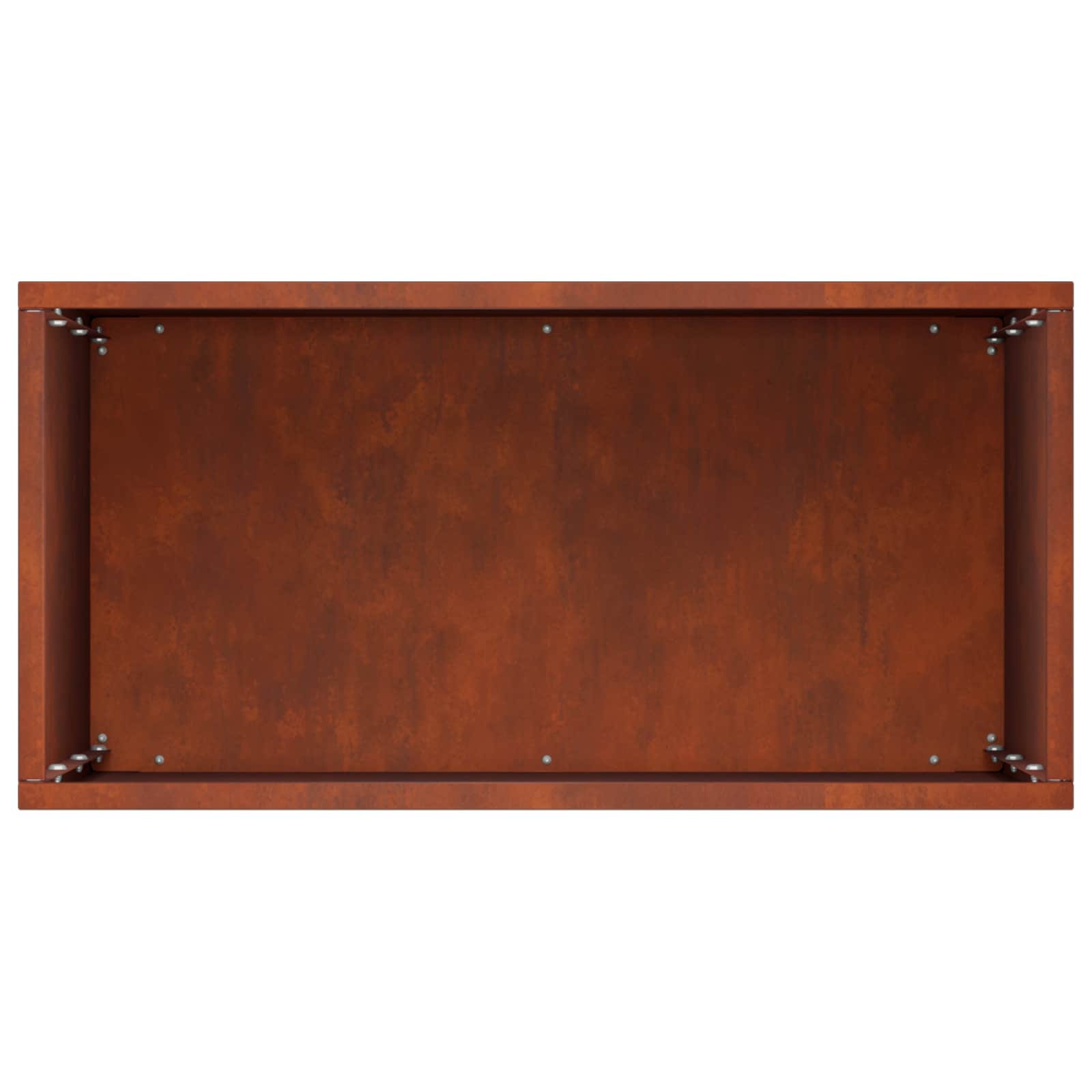 vidaXL Garden Planter Rusty 40 x 20 x 40 cm Weathering Steel 5