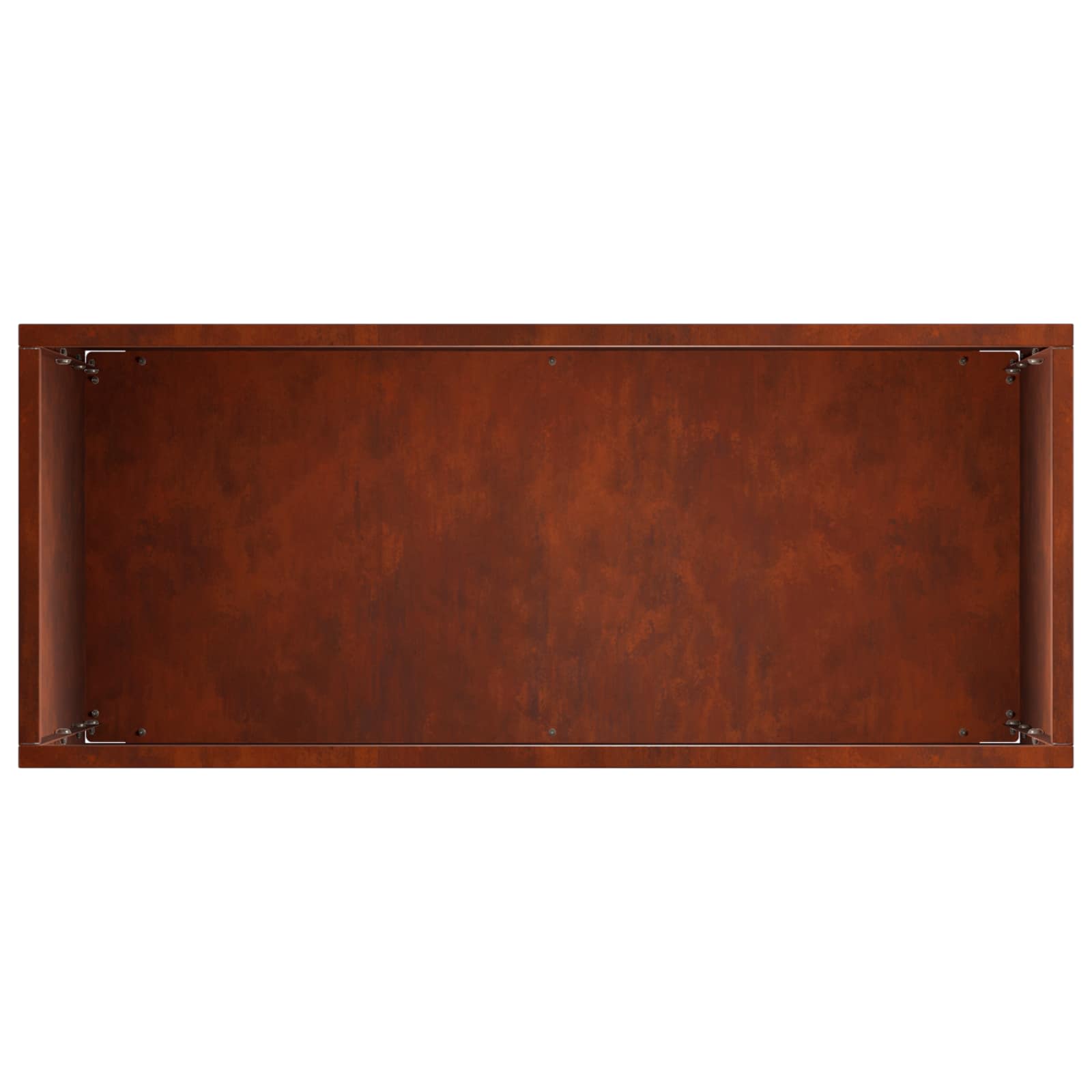 vidaXL Garden Planter 2 pcs Rusty 40 x 20 x 75 cm Weathering Steel 6