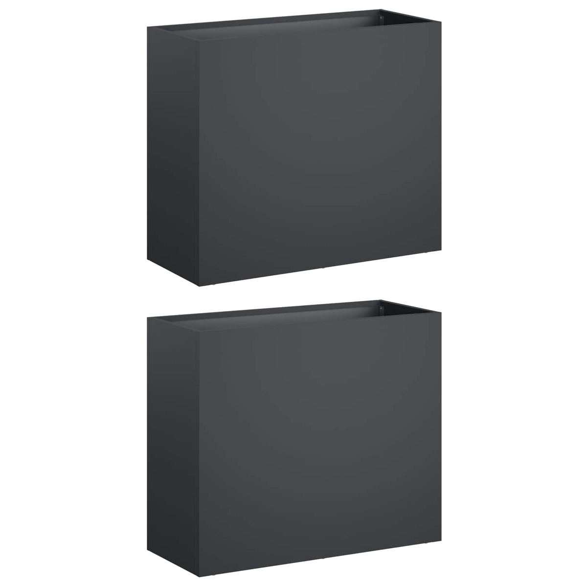 Garden Planter 2 Anthracite Depth 20 cm 50 cm 40 cm