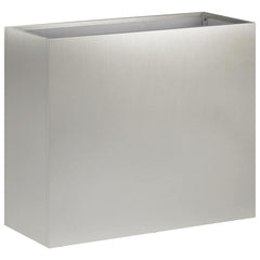 vidaXL Garden Planter Silver 50 x 20 x 40 cm Stainless Steel 2