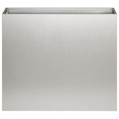 vidaXL Garden Planter Silver 50 x 20 x 40 cm Stainless Steel 3