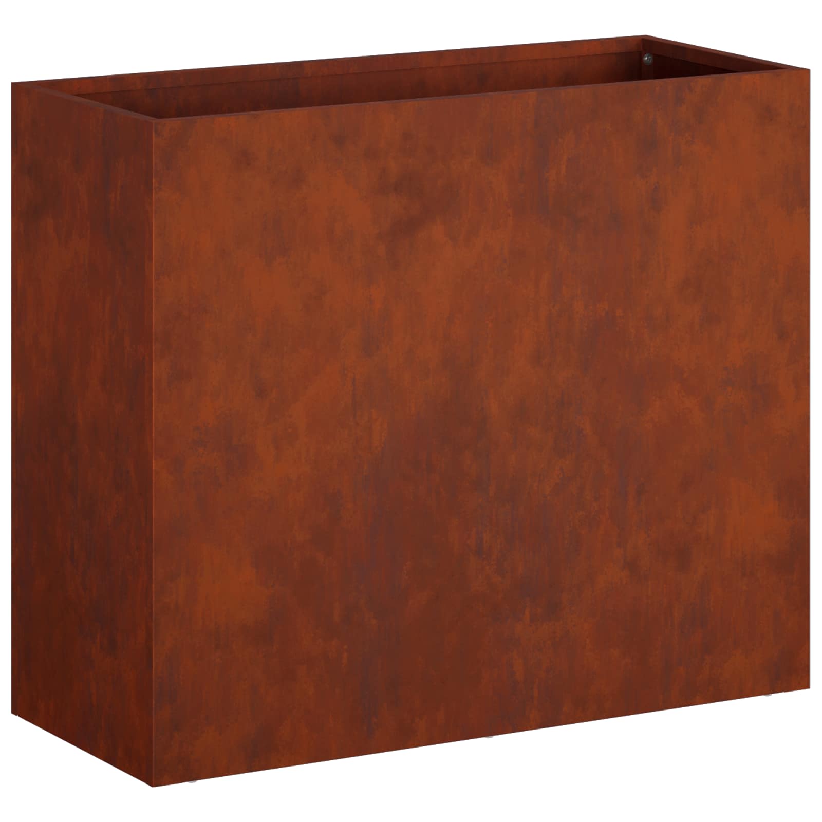 vidaXL Garden Planter Rusty 50 x 20 x 40 cm Weathering Steel 2