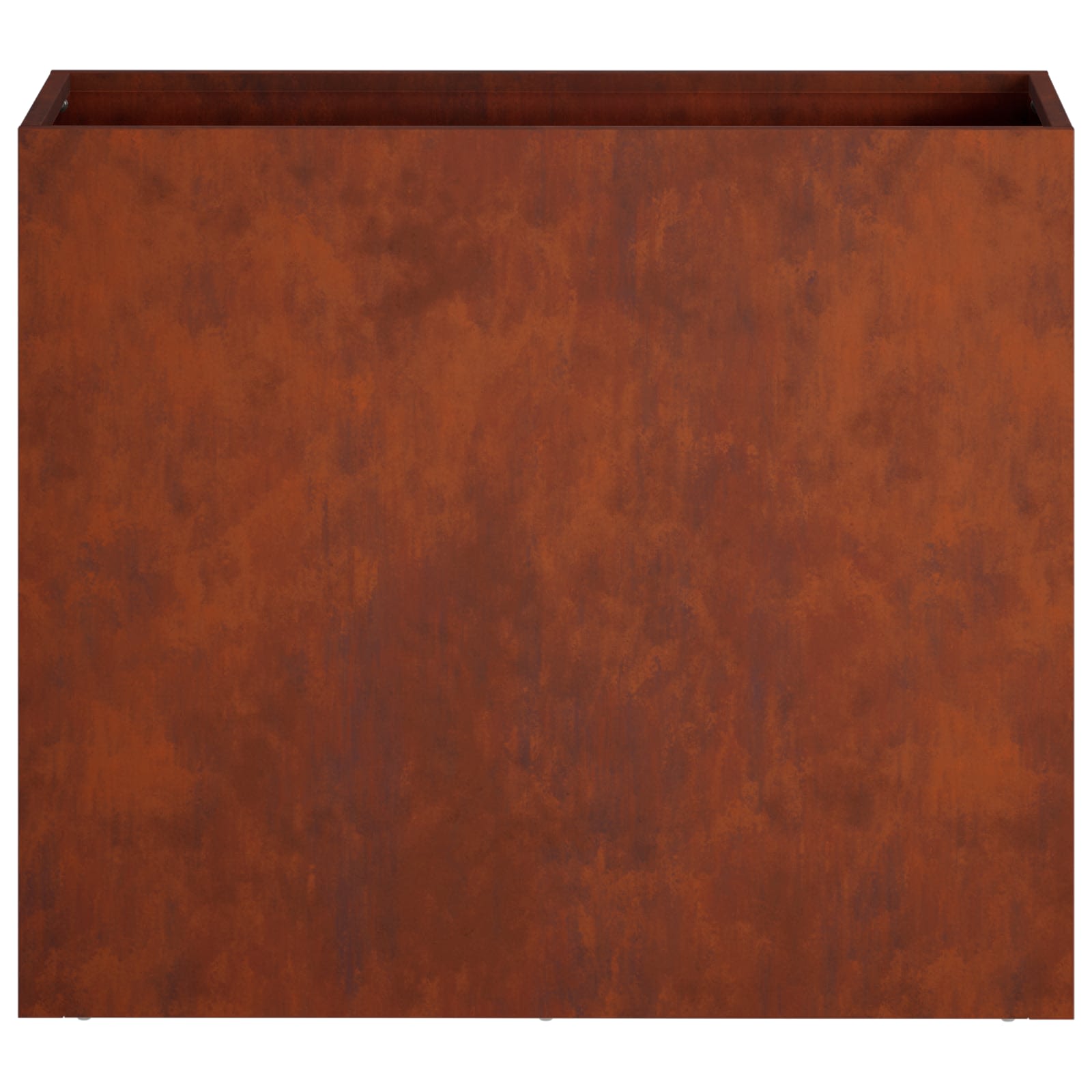 vidaXL Garden Planter Rusty 50 x 20 x 40 cm Weathering Steel 4