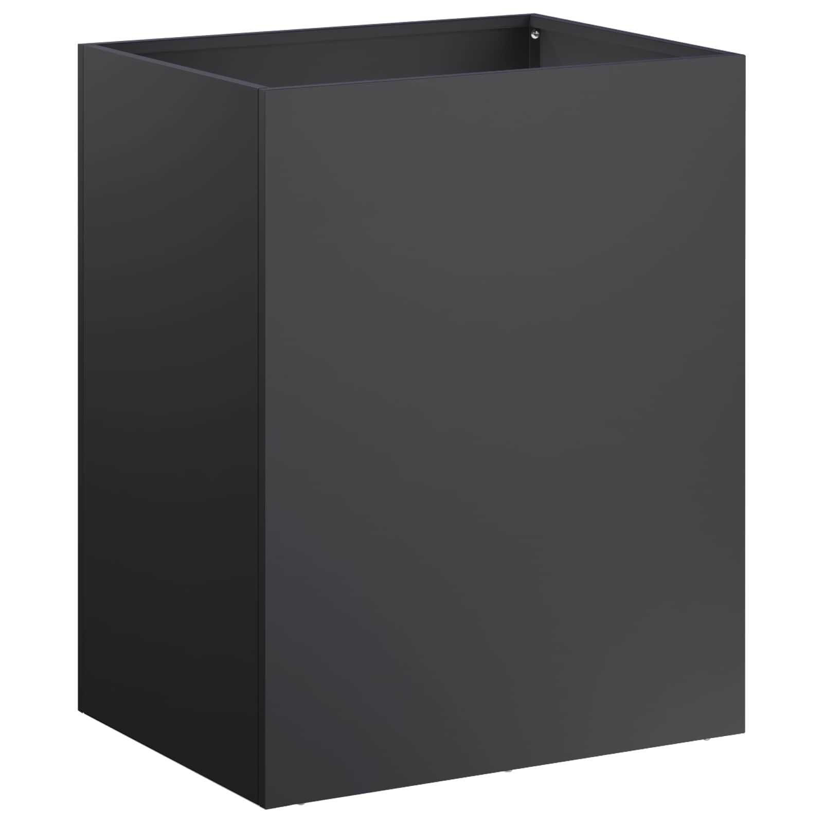 vidaXL Garden Planter Black 40 x 30 x 40 cm Cold-rolled Steel 2