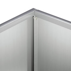 vidaXL Garden Planter Silver 40 x 30 x 40 cm Galvanised Steel 5