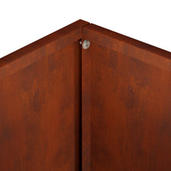 vidaXL Garden Planter Rusty 40 x 30 x 40 cm Weathering Steel 6