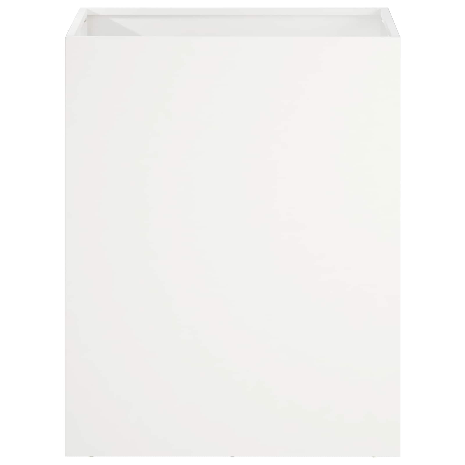 vidaXL Garden Planter 2 pcs White 40 x 30 x 50 cm Cold-rolled Steel 4