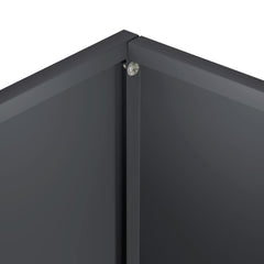vidaXL Garden Planter 2 pcs Anthracite 40 x 30 x 50 cm 6