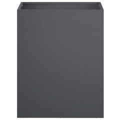 vidaXL Garden Planter 2 pcs Anthracite 40 x 30 x 50 cm 4
