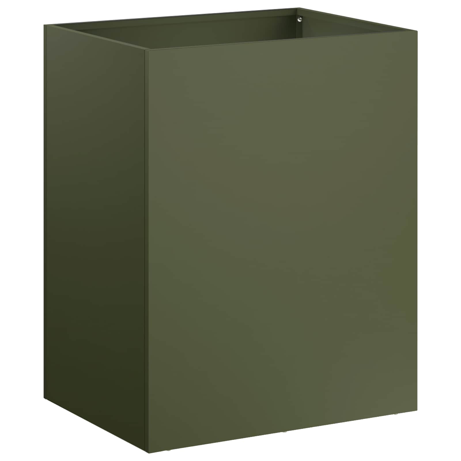vidaXL Garden Planter 2 pcs Olive Green 40 x 30 x 50 cm 3