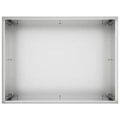 vidaXL Garden Planter Silver 40 x 30 x 50 cm Galvanised Steel 4