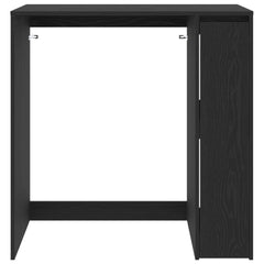vidaXL Wash Machine Cabinet Black Oak 87 x 60 x 89 cm Engineered wood 6