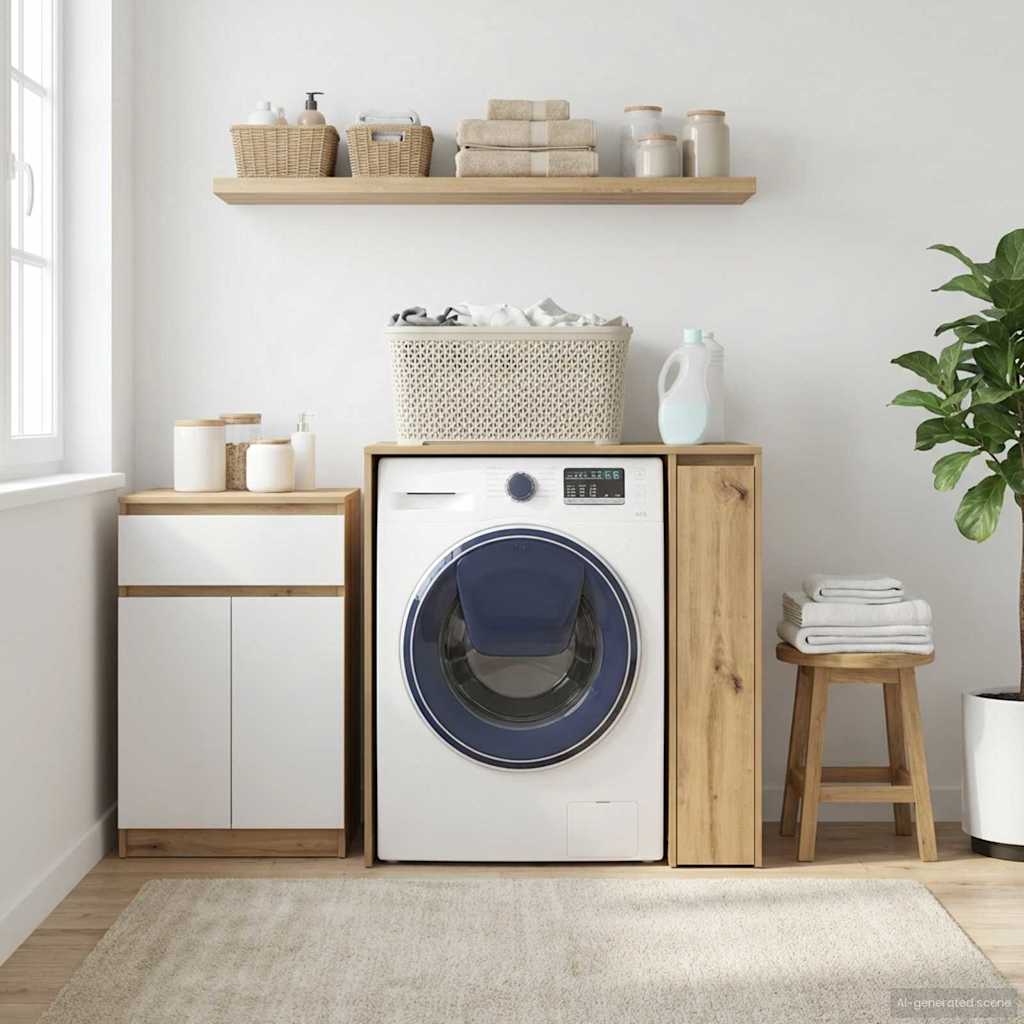 vidaXL Wash Machine Cabinet 87 x 60 x 89 cm Engineered wood