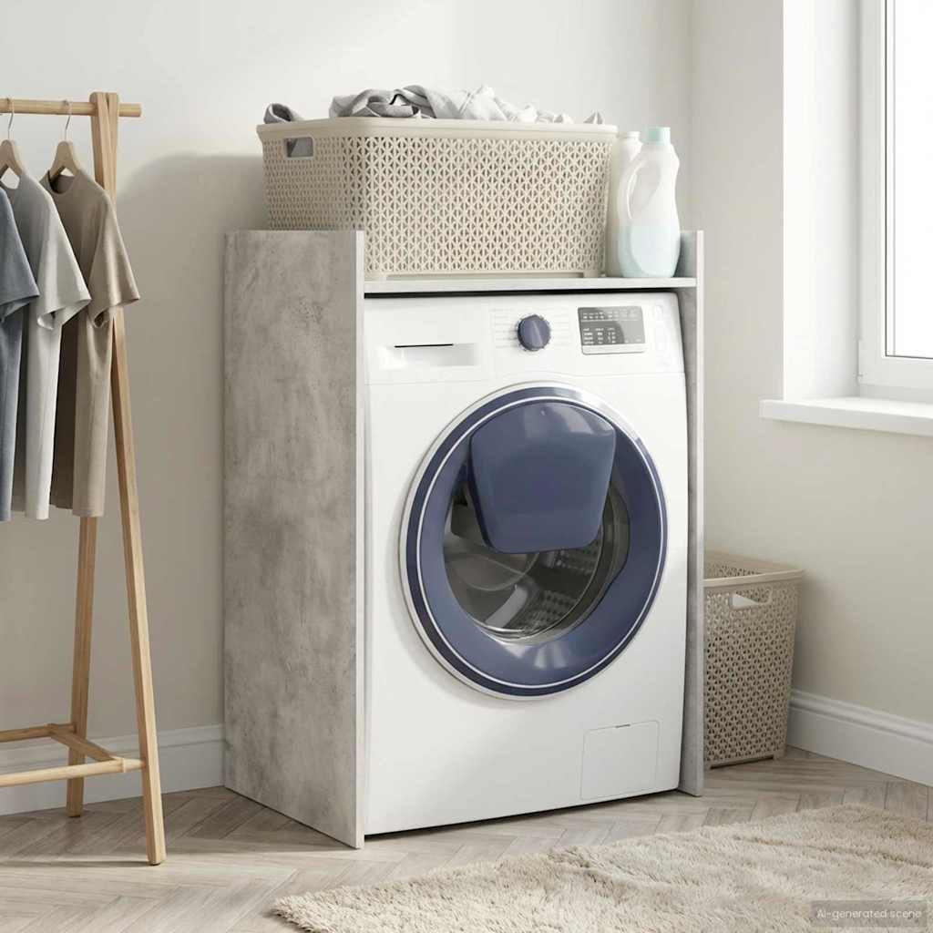 vidaXL Wash Machine Cabinet Concerte 67.5 x 48 x 97 cm Engineered wood 4