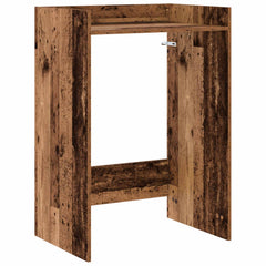 vidaXL Wash Machine Cabinet Old Wood 67.5 x 48 x 97 cm Engineered wood 2