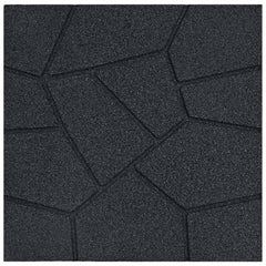 vidaXL Stepping Stone 6 pcs Black 40.5 x 40.5 x 2 cm Rubber 5