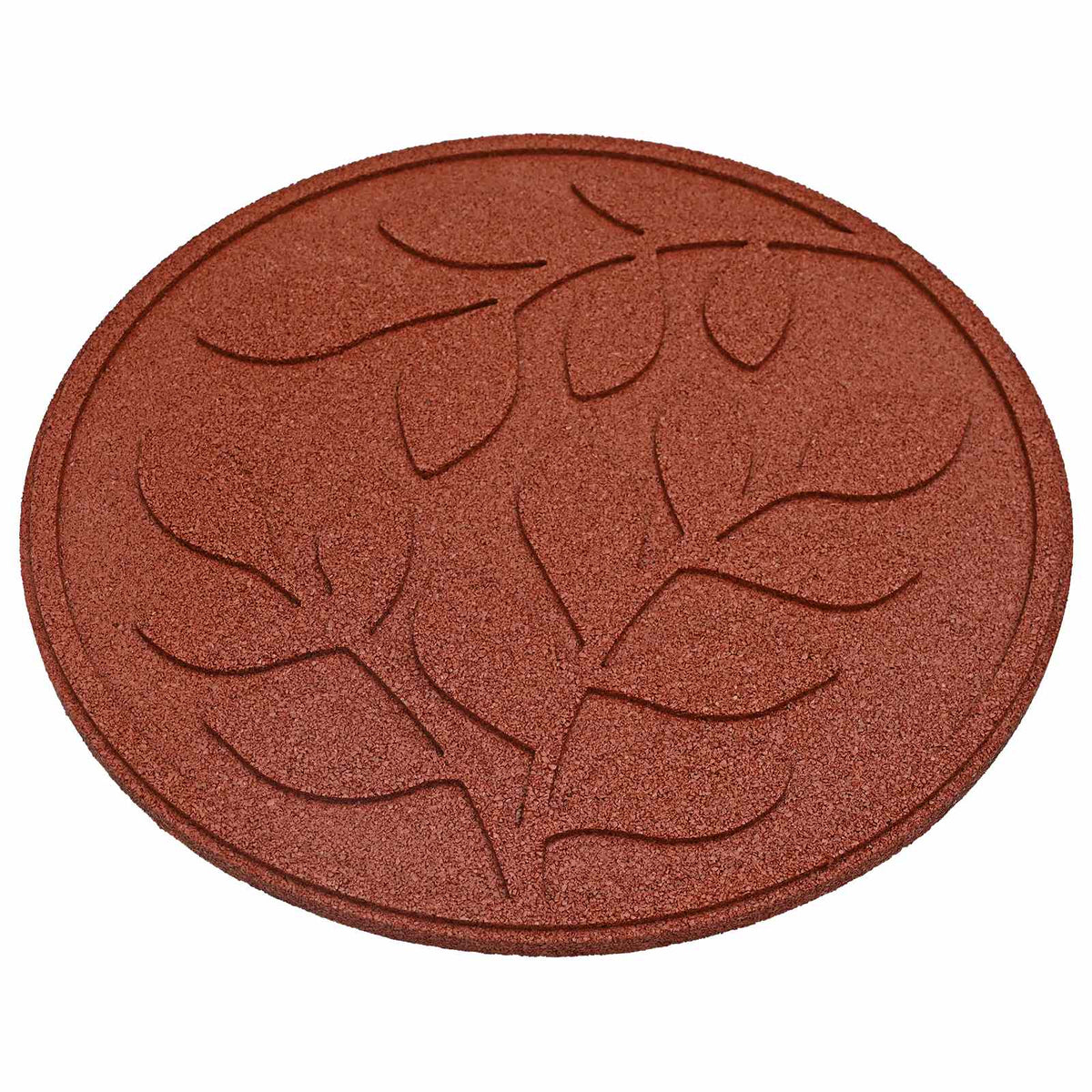 Stepping Stone 6 pcs Ø 44 x 2 cm Rubber Red