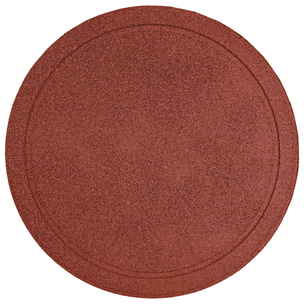 Stepping Stone 6 pcs Ø 44 x 2 cm Rubber Red