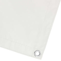 vidaXL Balcony Screen 100 x 600 cm Oxford Fabric Rectangular White 3