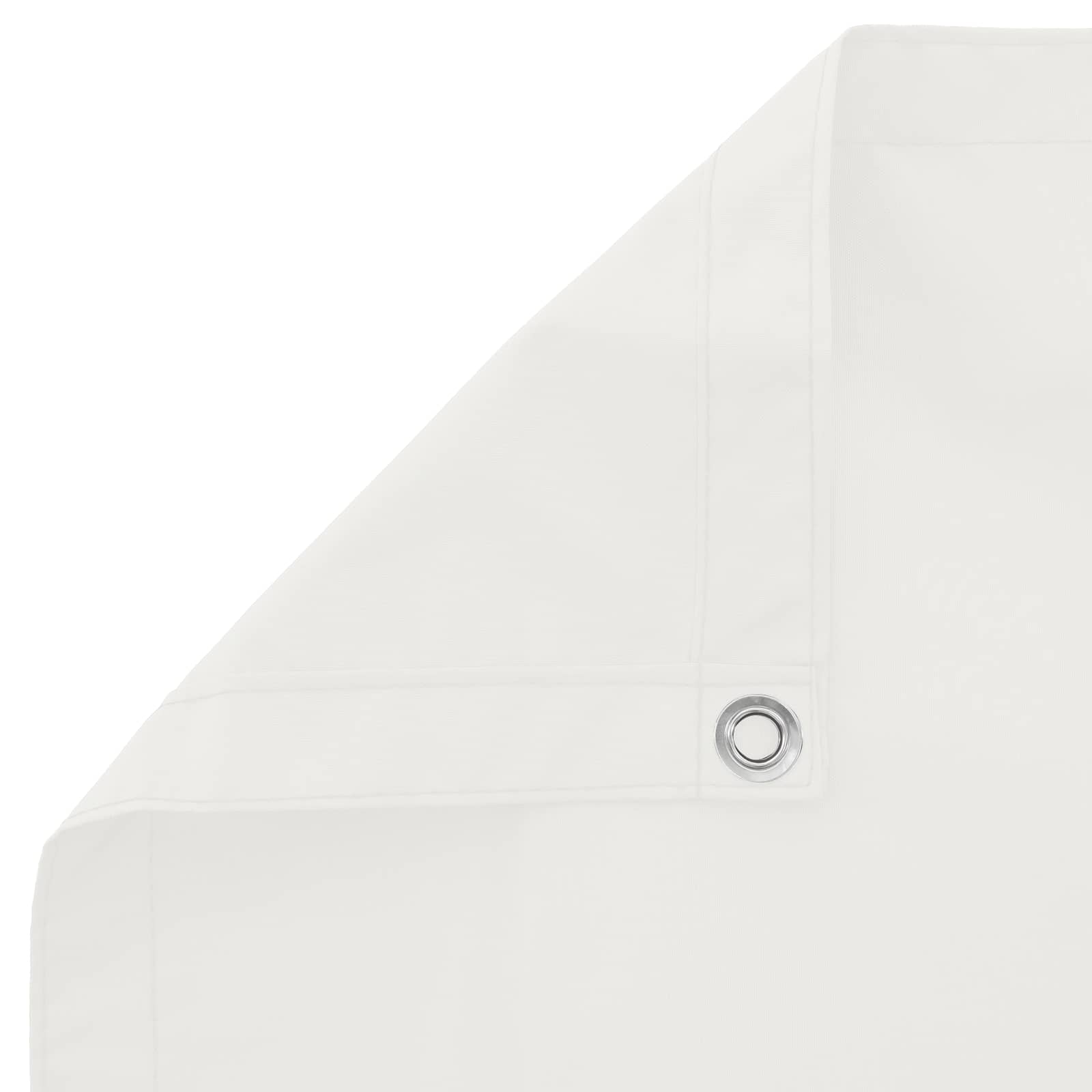 vidaXL Balcony Screen 100 x 600 cm Oxford Fabric Rectangular White 4