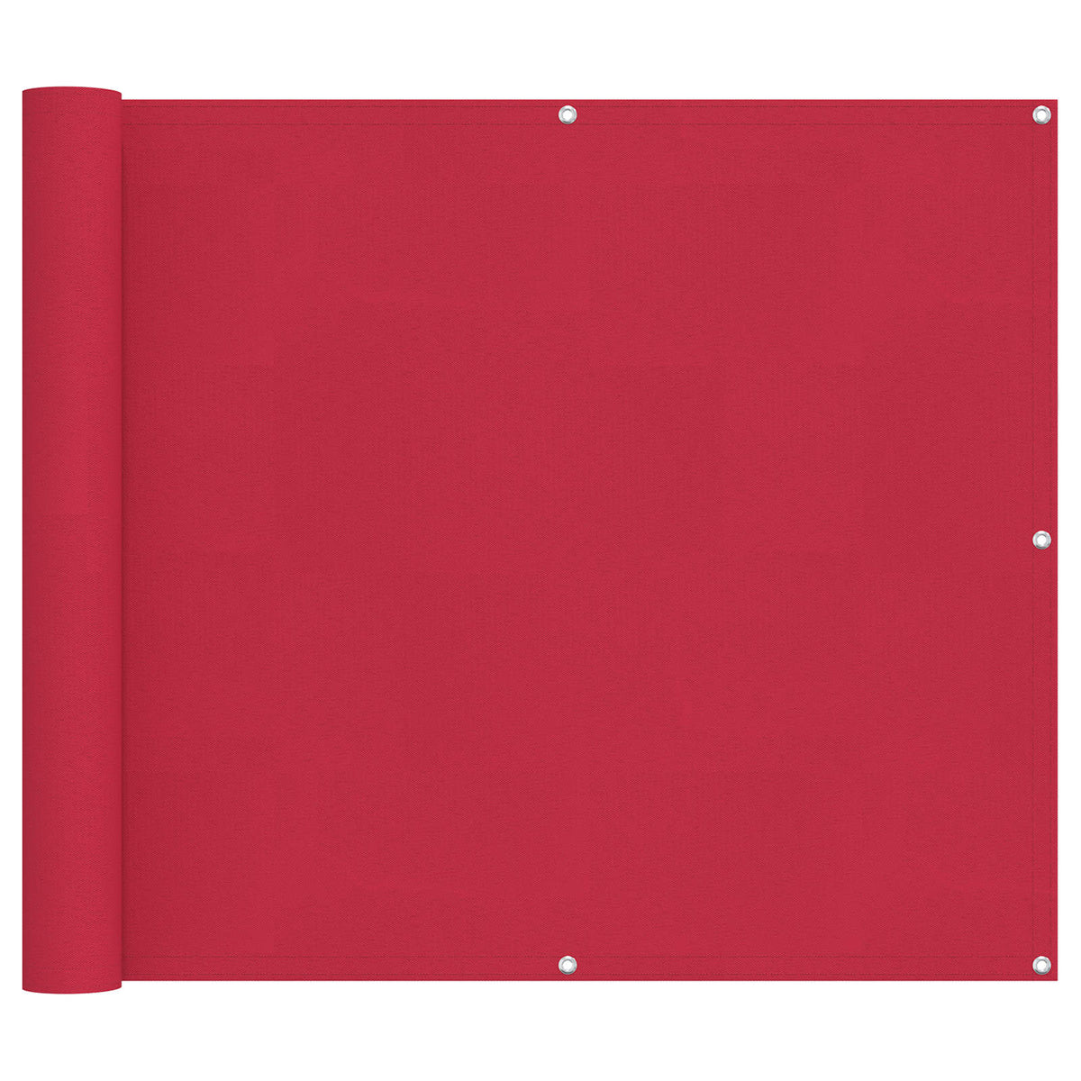 vidaXL Balcony Screen 100 x 800 cm Oxford Fabric Rectangular Burgundy 2