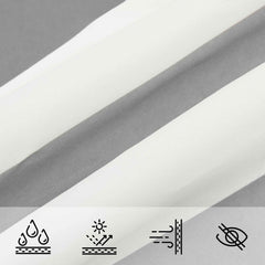 vidaXL Sun Shade Sail 7 x 7 m 100% Polyester Oxford Square 6