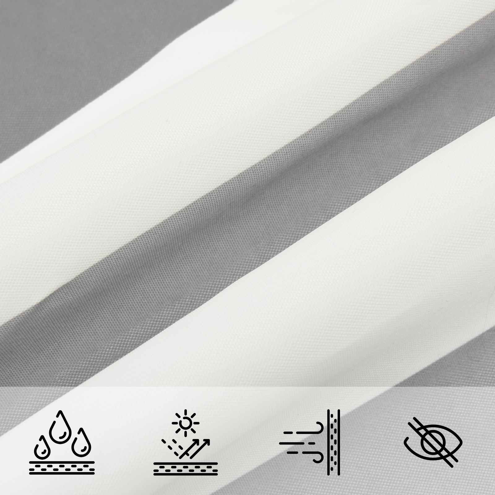 vidaXL Sun Shade Sail 7 x 7 m 100% Polyester Oxford Square 6