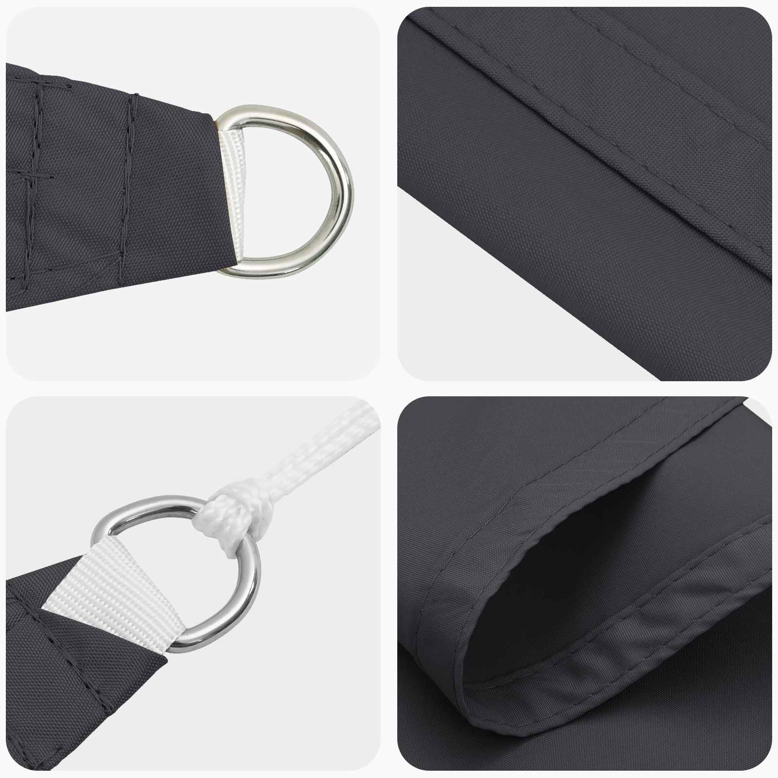 vidaXL Sun Shade Sail PU coated oxford 4