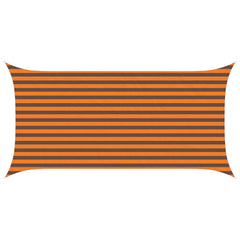 vidaXL Sun Shade Sail Orange and Brown 4 x 2 m 100% Polyester Oxford 2