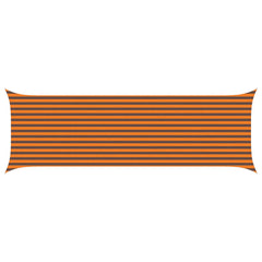 vidaXL Sun Shade Sail Orange and Brown 2 x 6 m 100% Polyester Oxford 2