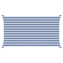 vidaXL Sun Shade Sail Blue and White 4,5 x 2,5 m 100% Polyester Oxford 2