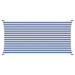 vidaXL Sun Shade Sail Blue and White 2.5 x 5 m 100% Polyester Oxford 2