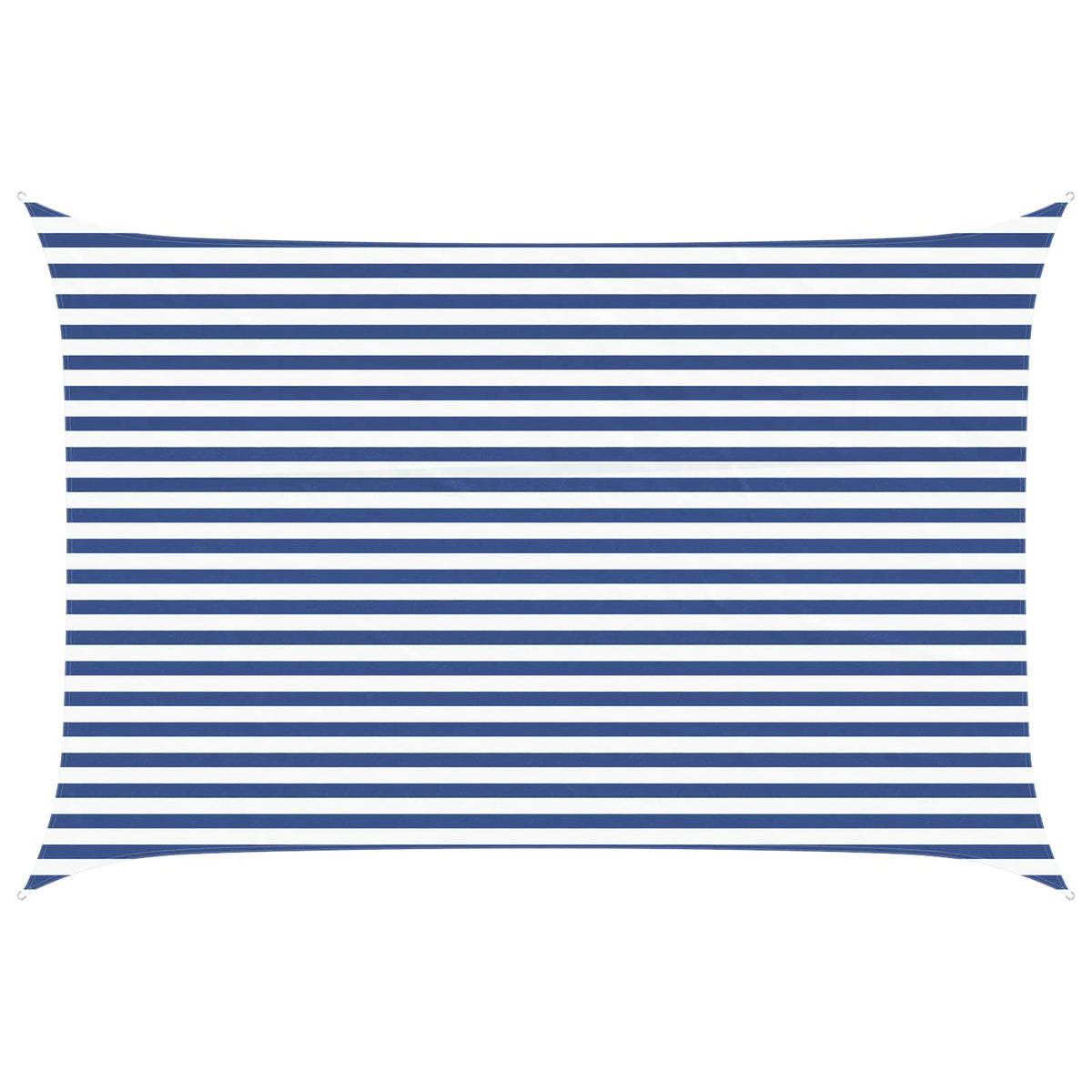 Sunshade Sail Oxford Fabric Rectangular 3x4.5 m Width 3 m Drop 4.5 m Blue and white