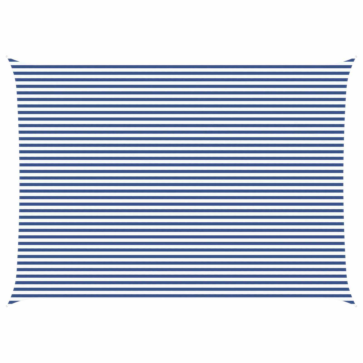 Sunshade Sail Oxford Fabric Rectangular 5x7 m Width 5 m Drop 7 m Blue and white
