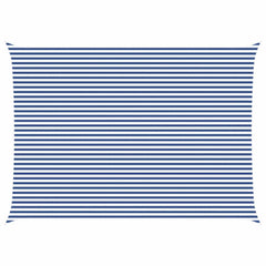 Sunshade Sail Oxford Fabric Rectangular 5x7 m Width 5 m Drop 7 m Blue and white